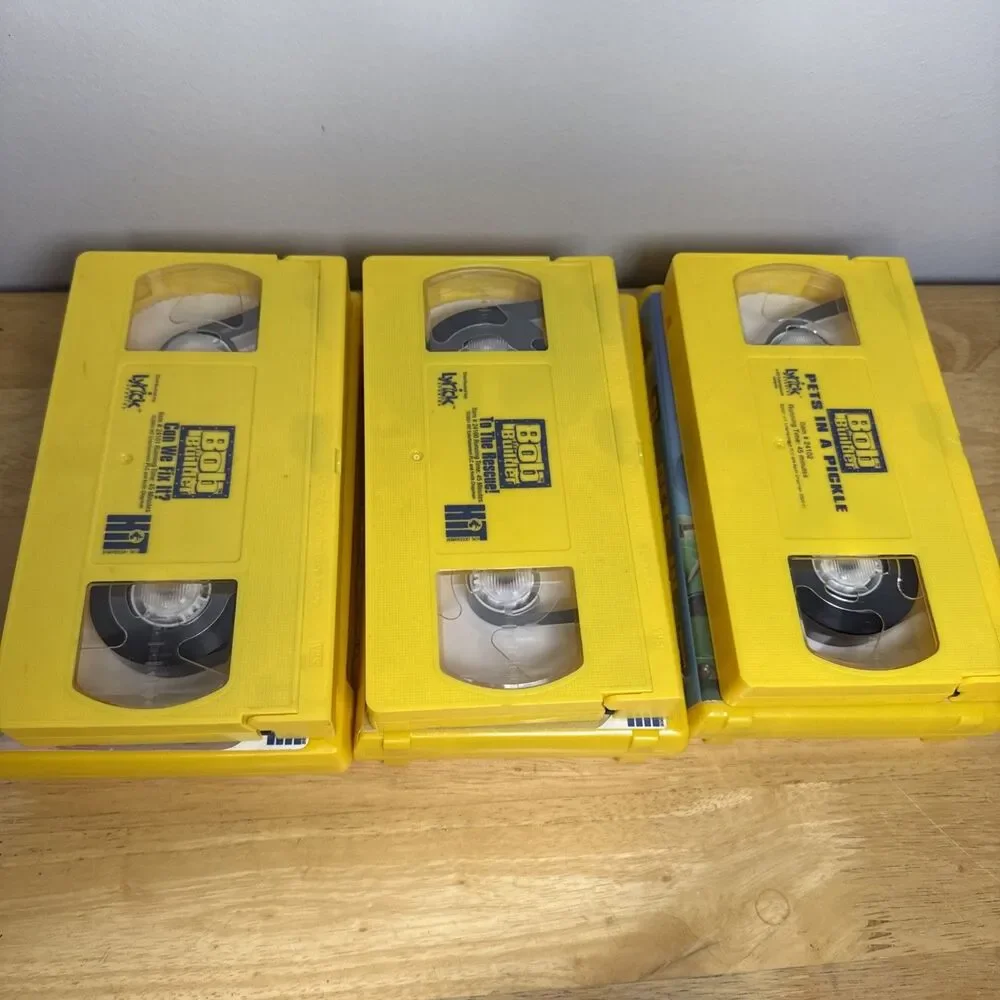 Bob the Builder VHS Tapes Lot Of 3 To The Rescue Pets In A Pickle, Can We Fix It - Picture 7 of 9